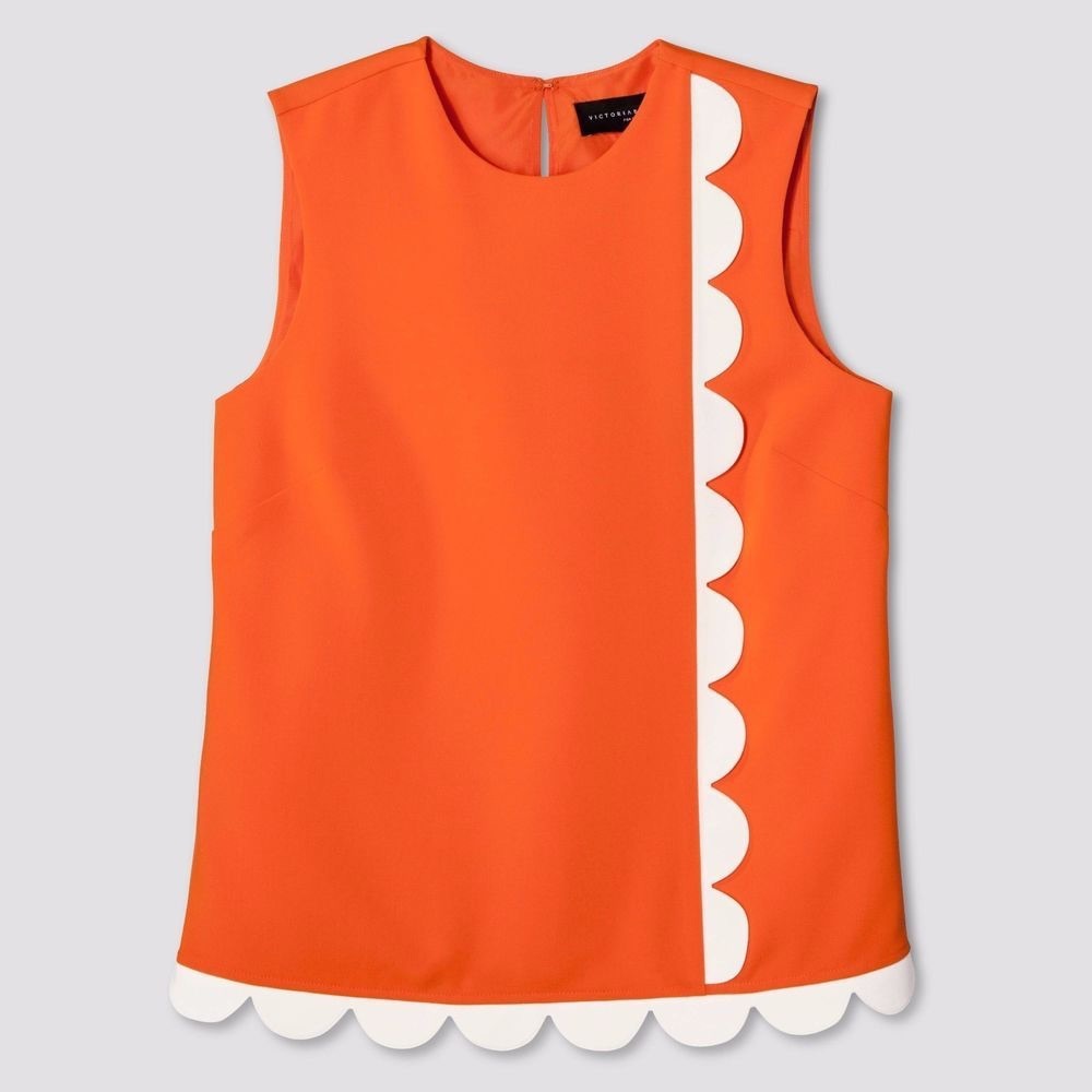 Victoria Beckham Scalloped Blouse